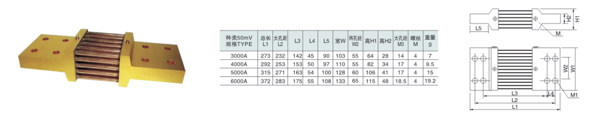 FL-21出口型3000-6000A直流分流器（台湾型）